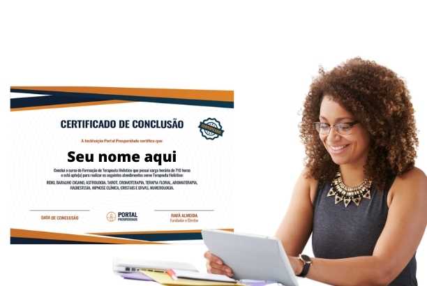 Curso de Terapeuta Holístico do Portal Prosperidade certificado mec valido