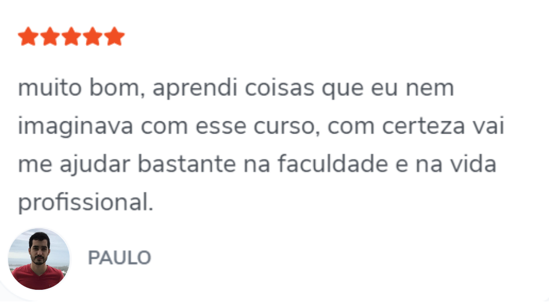 Formação Completa Pacote Office depoimento e resultados prints de alunos