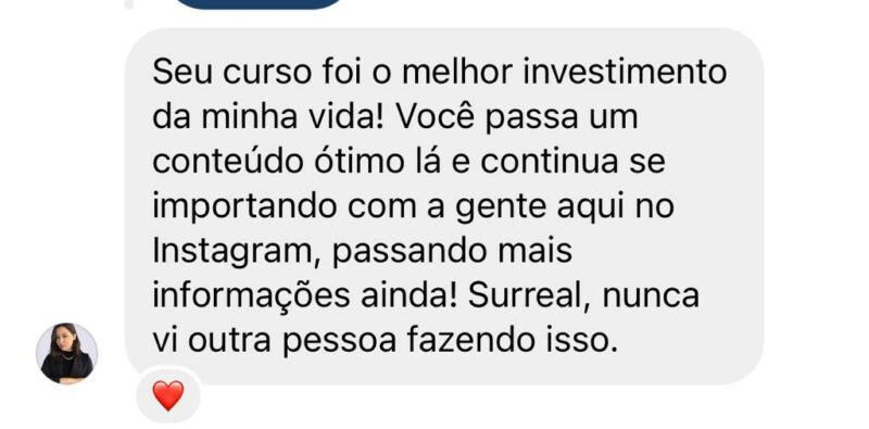 Contratos da Nova Economia depoimento e resultados prints de alunos