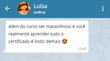 Escola da Manicure Profissional depoimento e resultados prints de alunos