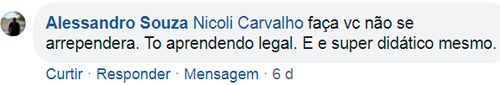 O Melhor Curso de Excel depoimento e resultados prints de alunos