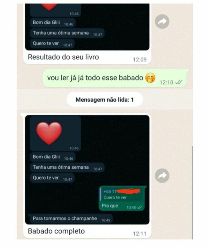 Combo Sulfato de Amor Próprio, Rivotrouxa, Ligando o foda-se depois do fim, Eu me Perdoo depoimento e resultados prints de alunos