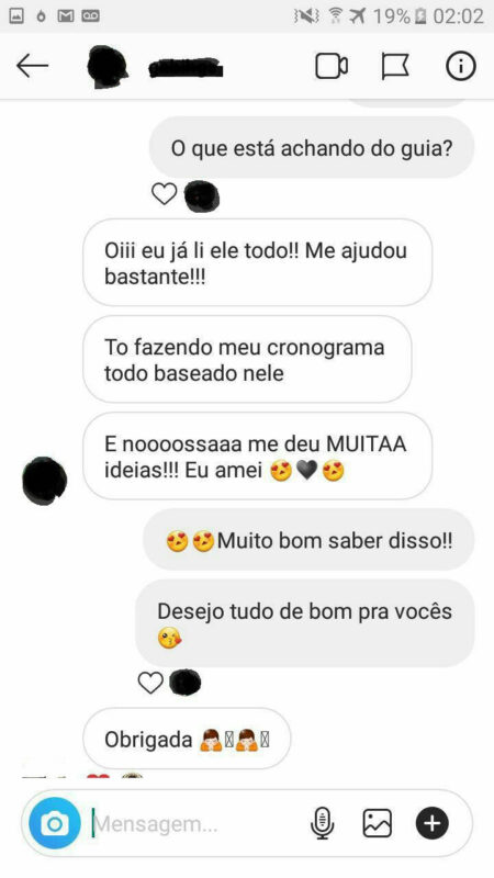 O Guia Definitivo do Casamento Econômico depoimento e resultados prints de alunos