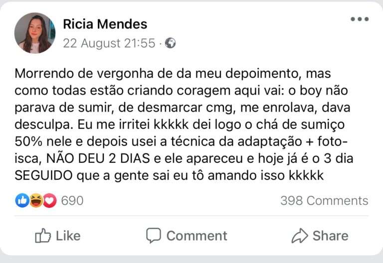 Livro O Poder da Sedução Inteligente depoimento e resultados prints de alunos