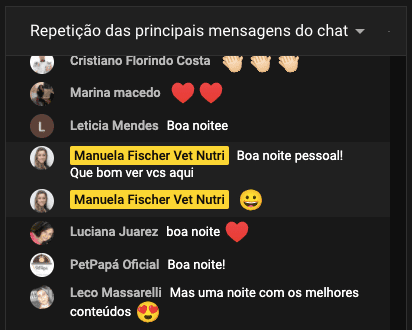 Curso de Nutrição Clínica de Cães e Gatos depoimento e resultados prints de alunos