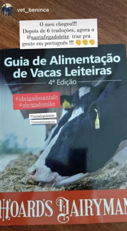 Guia de alimentação de vacas leiteiras depoimento e resultados prints de alunos