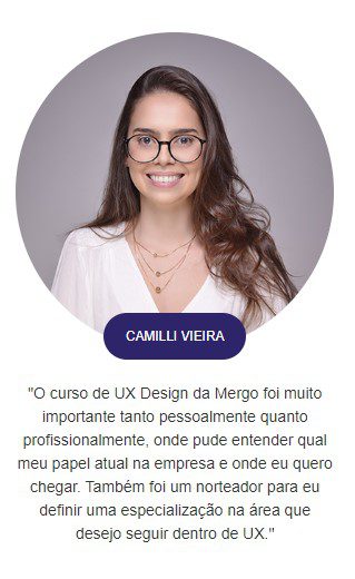 Curso Intensivo em UX Design depoimento e resultados prints de alunos