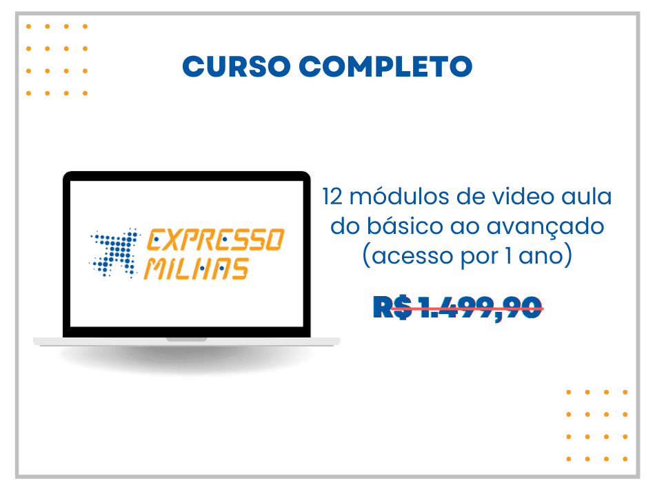 Curso Expresso Milhas promocao com cupom de desconto