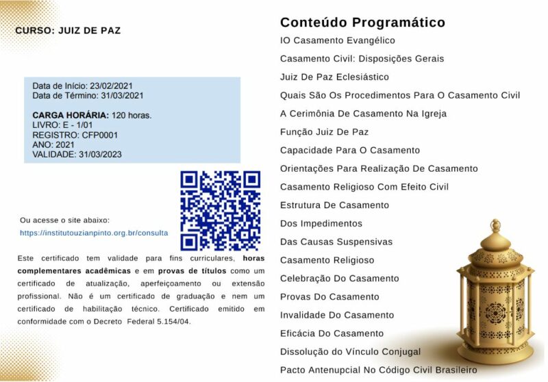 Curso de Juiz de Paz promocao com cupom de desconto