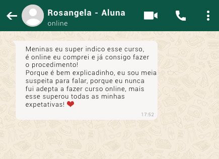 Curso de Bronzeamento Gelado da Marlem Moraes depoimento e resultados prints de alunos