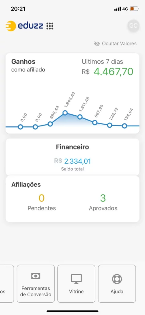 Curso Máquina de Comissões Automáticas do Caio Martins depoimento e resultados prints de alunos