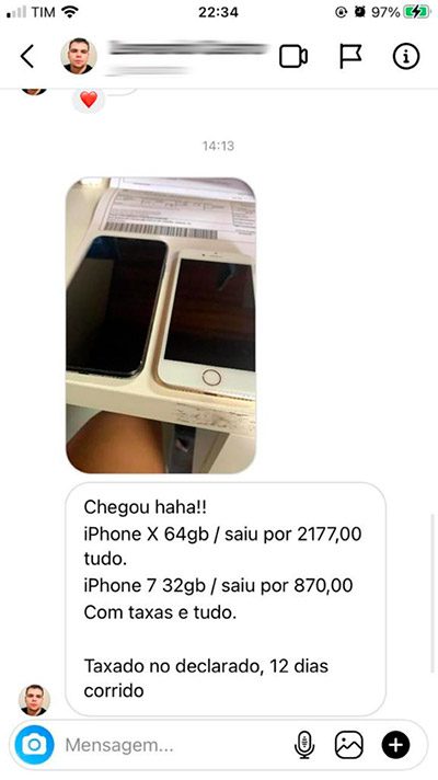 Curso Vivendo de Iphone depoimento e resultados prints de alunos