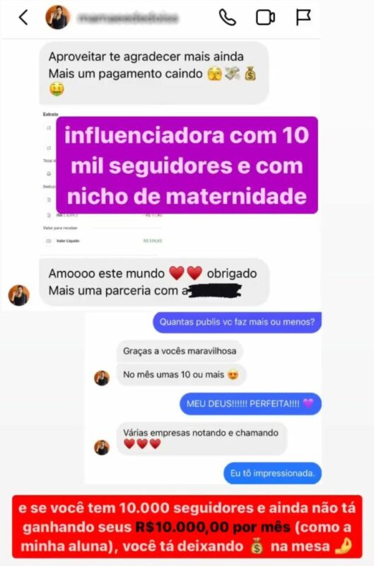 Do Zero ao Pro da Rafaela Chagas depoimento e resultados prints de alunos