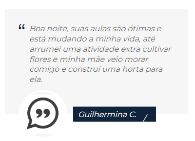 Escola de Conservadorismo depoimento e resultados prints de alunos