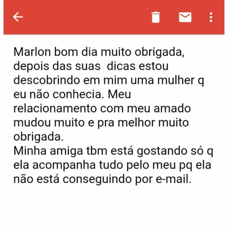 Guia Como Enlouquecer um Homem na cama (Guia Completo) depoimento e resultados prints de alunos