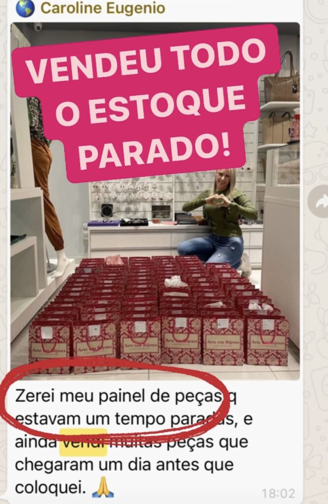 Método Bazar Secreto depoimento e resultados prints de alunos