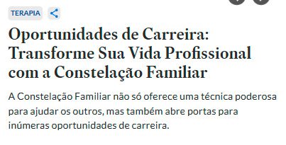 Curso de Constelação Familiar é bom e vale a pena