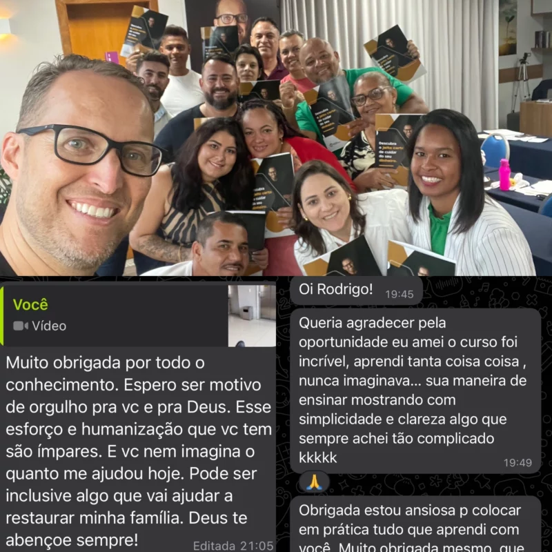 Método IGC (invista, gerencie, conquiste) depoimento e resultados prints de alunos